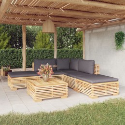 6-tlg. Garten-Lounge-Set...