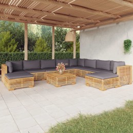 11-tlg. Garten-Lounge-Set...