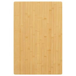 Tischplatte 60x100x4 cm Bambus