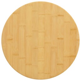 Tischplatte Ø40x2,5 cm Bambus