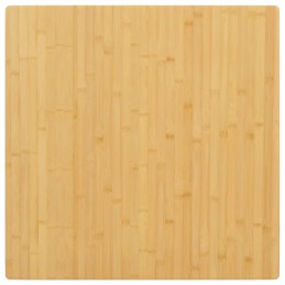 Tischplatte 80x80x4 cm Bambus