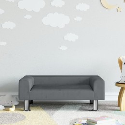 Kindersofa Dunkelgrau...