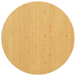 Tischplatte Ø90x1,5 cm Bambus
