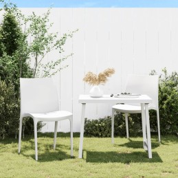 Gartenstühle 2 Stk. Weiß...