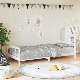 Kinderbett Weiß 90x190 cm...
