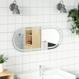 LED-Badspiegel 90x40 cm Oval