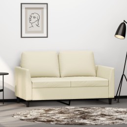 2-Sitzer-Sofa Creme 120 cm...