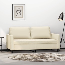 2-Sitzer-Sofa Creme 140 cm...