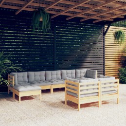 9-tlg. Garten-Lounge-Set...