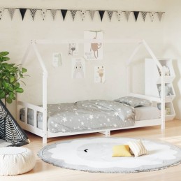 Kinderbett Weiß 90x190 cm...
