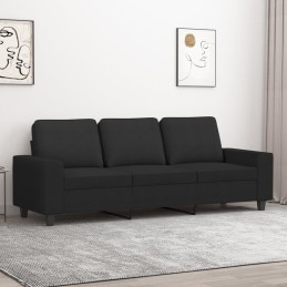 3-Sitzer-Sofa Schwarz 180...