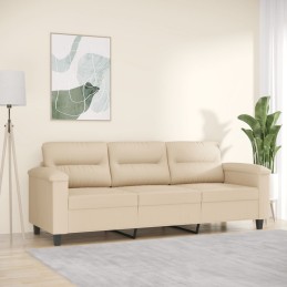 3-Sitzer-Sofa Creme 180 cm...