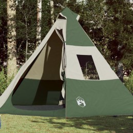 Campingzelt 7 Personen Grün...