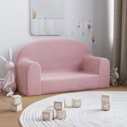 Kindersofa 2-Sitzer Rosa...