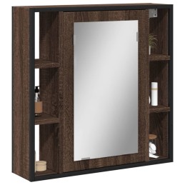 Bad-Spiegelschrank Braun...
