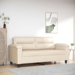 2-Sitzer-Sofa Beige 140 cm...