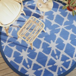 Outdoor-Teppich Blau und...