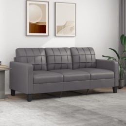 3-Sitzer-Sofa Grau 180 cm...