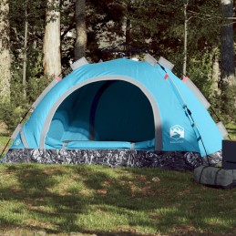 Campingzelt 3 Personen Blau...