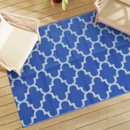 Outdoor-Teppich Blau...