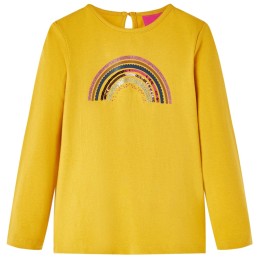 Kinder-Langarmshirt Ocker 116