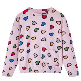 Kinder-Sweatshirt Rosa 140