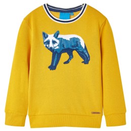 Kinder-Sweatshirt Ocker 128