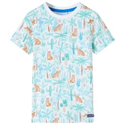 Kinder-T-Shirt Ecru 128