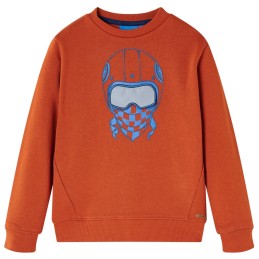 Kinder-Sweatshirt Rostbraun...