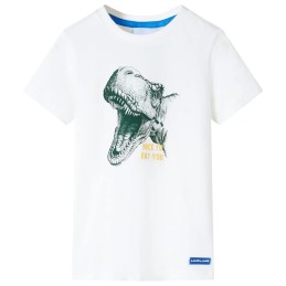 Kinder-T-Shirt Ecru 128