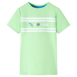 Kinder T-Shirt Neongrün 92