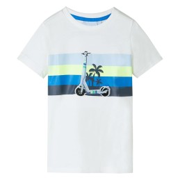 Kinder-T-Shirt Ecru 128