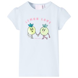 Kinder-T-Shirt Hellblau 92