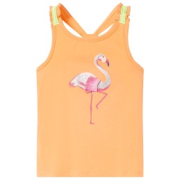 Kinder-Tanktop Hellorange 116