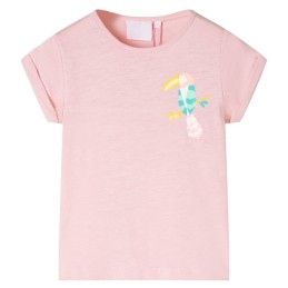 Kinder-T-Shirt Hellrosa 92