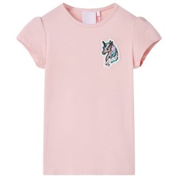 Kinder-T-Shirt Hellrosa 140