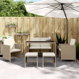6-tlg. Garten-Essgruppe mit...