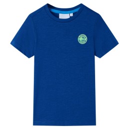 Kinder-T-Shirt Dunkelblau 140