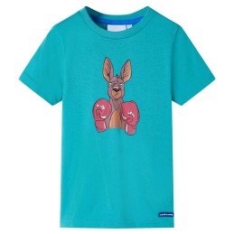 Kinder-Kurzarmshirt Dunkles...