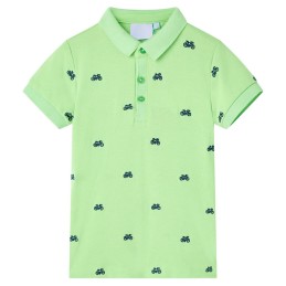 Kinder-Poloshirt Neongrün 140