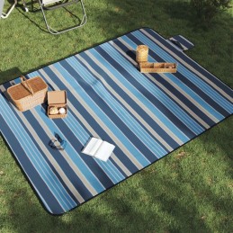 Picknickdecke Faltbar Blau...