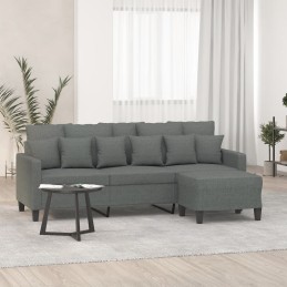 3-Sitzer-Sofa mit Hocker...