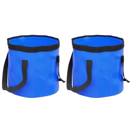 Falteimer 2 Stk. Blau 20 L PVC