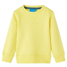 Kinder-Sweatshirt Hellgelb 140