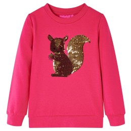 Kinder-Sweatshirt Knallrosa...