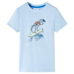 Kinder-T-Shirt Hellblau 104