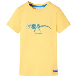 Kinder-T-Shirt Helles Ocker...