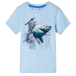 Kinder-T-Shirt Hellblau 104