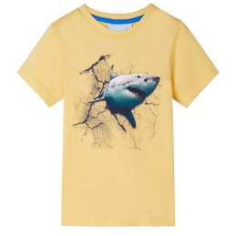 Kinder-T-Shirt Gelb 104