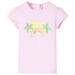 Kinder-T-Shirt Hellrosa 92